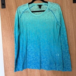 Marmot performance lightweight base long sleeve shirt size L hiking running